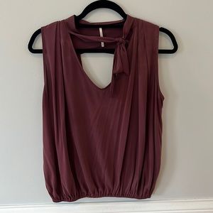 Free People Plum Blouse